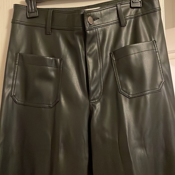 Zara Pants & Jumpsuits Zara Leather Pants Poshmark